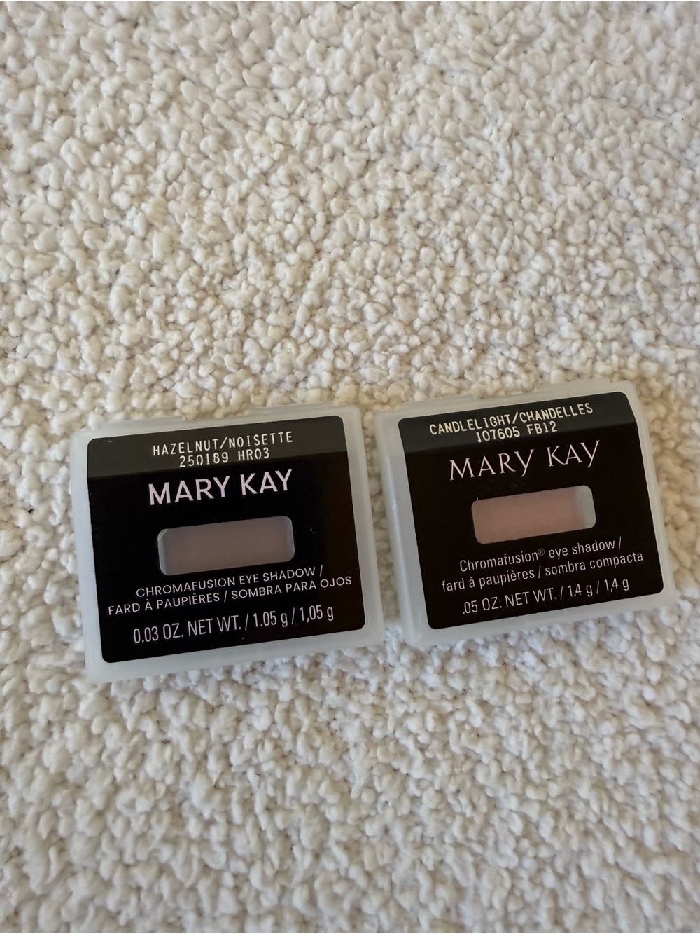 Mary Kay Chromafusion Eye Shadow Duo — Hazelnut & Candlelight new!